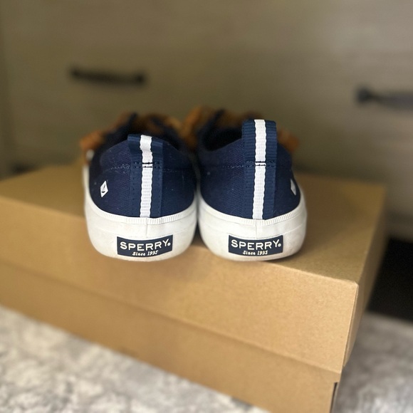 Sperry Navy and Tan Sneakers - Picture 3 of 5